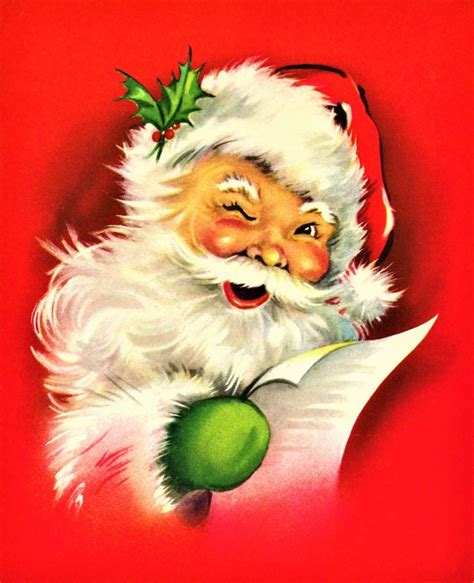 pictures of vintage santa claus|free vintage santa printables.